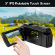 Caméscope Numérique 5K 30FPS Avec Zoom Optique 3X Écran HD 3 Pouces Pour Sports Extérieurs Noir - www.yonis-shop.com