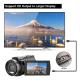 Caméscope Numérique 5K 30FPS Avec Zoom Optique 3X Écran HD 3 Pouces Pour Sports Extérieurs Noir - www.yonis-shop.com
