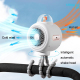 Ventilateur Portable Pour Poussette Sans Pales Silencieux Rechargeable USB 3 Vitesses Avec Support Téléphone - www.yonis-shop...