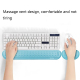 Tapis De Souris Ergonomique Confortable Avec Coussin En Mousse À Mémoire Antidérapant Pour Poignet - www.yonis-shop.com