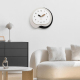 Horloge Murale Décorative Silencieuse En Bois Design Irrégulier 3D Pour Salon Chambre Ou Bureau 38 x 35 cm - www.yonis-shop.com