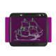 Tablette Graphique 9 Pouces LCD Transparente Électronique Écriture Rechargeable USB Compacte et Légère Avec Écran Protecteur ...
