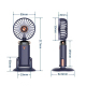 Mini Ventilateur Portable Rechargeable 4 En 1 Rotation 360° Silencieux Autonomie 12 Heures Affichage LED - www.yonis-shop.com
