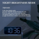 Horloge LED Multifonction Avec Affichage HD Et Alarme Double Usage - www.yonis-shop.com