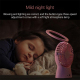 Ventilateur De Bureau Portable Rechargeable USB Silencieux Avec Lampe D’Ambiance À 3 Éclairages Réglables - www.yonis-shop.com