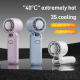 Ventilateur Portable À Main Pliable À 135 Degrés Refroidissement Rapide Flux D’Air Multiangle Batterie 3600 mAh - www.yonis-s...