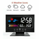 Réveil Intelligent à Écran LED Couleur Avec Prévisions Météo et Contrôle Vocal - www.yonis-shop.com