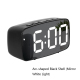 Réveil Miroir Design Arc LED Double Alimentation USB Ou Piles Fonction Réveil Intelligent Économie D'Énergie - www.yonis-shop...
