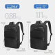 Sac À Dos Ordinateur Imperméable Léger 15.6 Pouces Avec Fermeture Éclair Flottante Et Compartiment Extensible Pour Voyage Et ...
