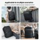 Sac À Dos Ordinateur Imperméable Léger 15.6 Pouces Avec Fermeture Éclair Flottante Et Compartiment Extensible Pour Voyage Et ...