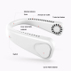Ventilateur De Cou Portable USB Pour Extérieur Avec Silicone Médical Confortable Angle Réglable Et Batterie 1200 mAh - www.yo...