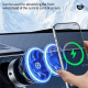 Chargeur Sans Fil Voiture 15W Support Téléphone Magnétique Refroidissement Innovant Fixation Puissante et Rotative - www.yoni...