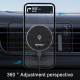 Chargeur Sans Fil Voiture Magnétique Puissant Avec Support Téléphone Ajustable 360 Degrés Éclairage Ambiant Anti-Chute - www....