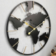 Horloge Murale En Fer Art 3D Avec Carte Du Monde Décorative Pour Salon Chambre Et Plus - www.yonis-shop.com