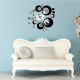 Horloge Murale Décorative 3D Stéréo Acrylique Miroir Moderne Pour Salon Style Abstrait Étanche Anti-Corrosion - www.yonis-sho...