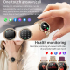 Montre Connectée Sportive Appels Bluetooth Assistant Vocal Suivi Santé Et Étanchéité Quotidienne Boîtier En Titane - www.yoni...