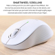 Souris Bluetooth Sans Fil Double Mode Silencieuse Rose Autonomie Longue Portée Design Compact Confortable Scrolling Précis Po...