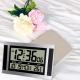 Horloge Murale Électronique Grand Écran LCD Minimaliste Argent Et Noir Pour Salon Chambre Bureau - www.yonis-shop.com