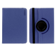 Housse tablette universelle violette vue de face et dos avec support rotatif 360 degrés - Yonis Y-heu58