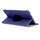Housse universelle pour tablette violette vue de dos en position support horizontal rotatif. - Yonis Y-heu58
