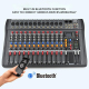 Table De Mixage Audio Professionnelle 12 Canaux Avec Alimentation 48V Bluetooth Et Lecture USB - www.yonis-shop.com