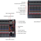 Table De Mixage Professionnelle 8 Canaux Avec Alimentation 48V Connexion Bluetooth Et Contrôle MP3 - www.yonis-shop.com