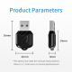 Adaptateur Sans Fil Android Auto Et CarPlay Pour Voiture Bluetooth 5.4 WiFi 6 Compatible Avec 98% Des Véhicules Filaires - ww...