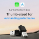 Adaptateur Sans Fil Android Auto Et CarPlay Pour Voiture Bluetooth 5.4 WiFi 6 Compatible Avec 98% Des Véhicules Filaires - ww...