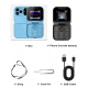 Téléphone Portable Mini Flip Avec Écran 1.77 Pouces Bluetooth Dual SIM Et Batterie Longue Durée - www.yonis-shop.com
