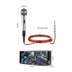 Microphone Dynamique Filaire Pour Karaoké Avec Câble De 5 M Et Connecteur Jack 6 35 Mm - www.yonis-shop.com