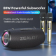 Enceinte Waterproof Bluetooth Portable 80W Avec Microphones Intégrés Et Effets Lumineux RGB - www.yonis-shop.com