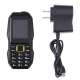 Téléphone Antichoc 2 Pouces Double SIM Téléphone Chantier 2G FM Étanche Bluetooth Noir - www.yonis-shop.com