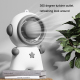 Ventilateur Porte Clés Astronaute Pour Se Rafraîchir Avec Dragonne 3 Vitesses Rechargeable USB Faible Bruit - www.yonis-shop.com