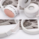 Casque Bluetooth Sans Fil Stéréo iPhone Android Smartphone Mains Libres MP3 Carte Micro SD Blanc - www.yonis-shop.com