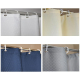 Rideau de Douche Étanche Résistant Anti-Moisissure Polyester Déperlant 150x200 Cm Bleu - www.yonis-shop.com