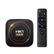 Box Android TV 4K Ultra HD Smart TV Box Quad-Core 4GB+32GB Android 12 avec Télécommande Wi-Fi Dual-Band & Bluetooth