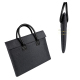 Sacoche Ordinateur Portable Imperméable Navy Blue 13.3 Pouces Protection Anti-Choc et Résistante avec Poignée Confortable et ...