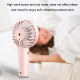 Mini Ventilateur Portable Rechargeable À Main Et De Bureau Avec Support Smartphone 3 Vitesses 7 Pales Silencieux - www.yonis-...