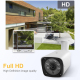 Caméra Surveillance IP POE 1080P Étanche IP66 Vision Nocturne et Télécommande Téléphone - www.yonis-shop.com
