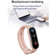 Bracelet Connecté Android iOS Montre Cardio Écran 0.96 Pouce Bluetooth Étanche IP67 Rouge - www.yonis-shop.com