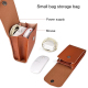 Sacoche Ordinateur Portable Cuir PU Avec Support Triangulaire Et Sac De Rangement Pour Laptop 15.4 Pouces - www.yonis-shop.com