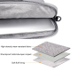 Sacoche Ordinateur Portable 14 Pouces Design Élégant Double Poches Tissu Oxford Résistant Poignée Confortable Protection Opti...