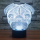 Lampe LED 3D Chien 7 Couleurs Luminaire Illusion 3D Décoration Maison Tactile 0.5W Chambre Salon - www.yonis-shop.com