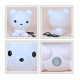 Veilleuse LED Panda 11 - 15W Lampe de Chevet Enfant Bébé 220V Ampoule LED Dessin Animé En Plastique PVC Faible Consommation -...