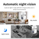 Ampoule Caméra WiFi HD 1080P Vision Nocturne Détection Mouvement Audio Bidirectionnel Stockage Cloud 32G Inclus - www.yonis-s...