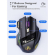 Souris Gaming Sans Fil Rechargeable 7 Boutons Silencieuse Avec Lumières RGB - www.yonis-shop.com