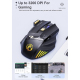 Souris Gaming Sans Fil Rechargeable 7 Boutons Silencieuse Avec Lumières RGB - www.yonis-shop.com
