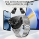 Montre Connectée 2 En 1 Avec Écouteurs Sans Fil Connexion À Deux Appareils Écran HD 1.46 Pouce Autonomie 20 À 30 Jours IP67 -...