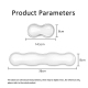 Tapis De Souris En Silicone Transparent Confortable Avec Repose-Poignet Anti-Dérapant Soulage La Fatigue Des Poignets - www.y...