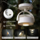 Ventilateur De Table Rechargeable USB Portable Pour Bureau 3 Vitesses Oscillation 160° Autonomie 2 À 4 Heures - www.yonis-sho...